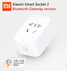 Новинка умная розетка Xiaomi Mijia 2 версия шлюза Bluetooth Wi-Fi Беспроводной удаленный разъем адаптер питания вкл и ВЫКЛ с телефоном