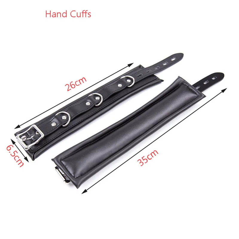 Набор наручных манжет из искусственной кожи и голеностопных воротника на шею