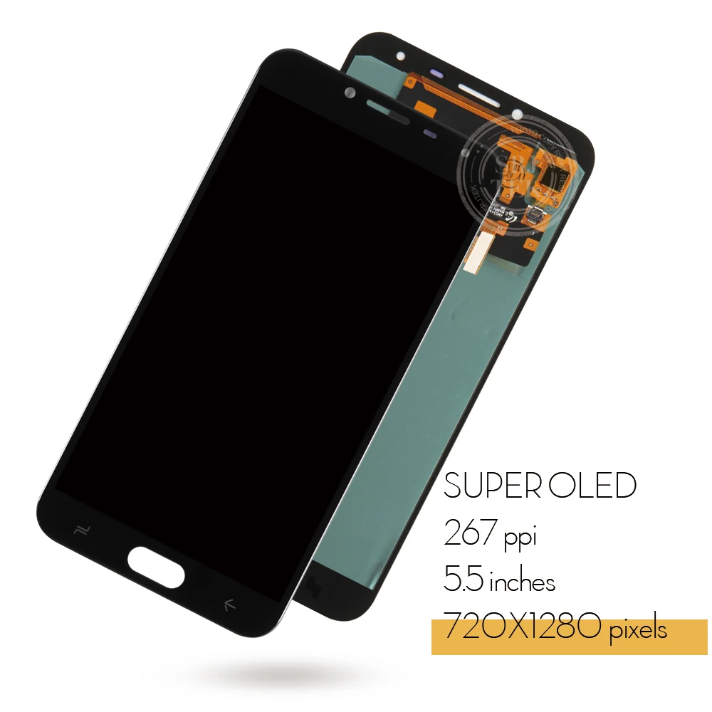 ЖК дисплей AMOLED/Oled 5 дюйма для Samsung Galaxy J4 2018 J400 сенсорный экран дигитайзер samsung j400