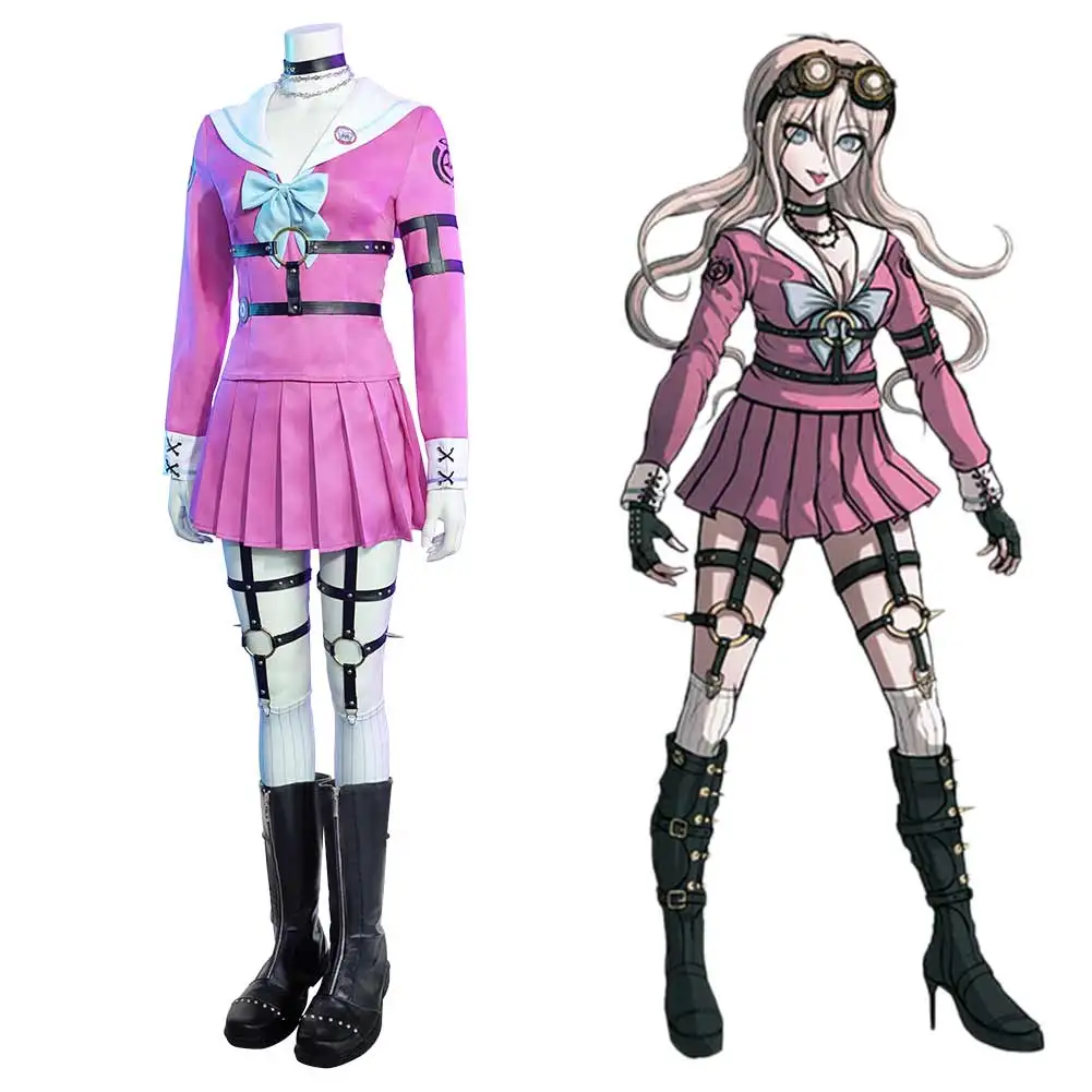 

Danganronpa V3: Killing Harmony-Miu Iruma Cosplay Costume Women Dress Outfits Halloween Carnival Suit
