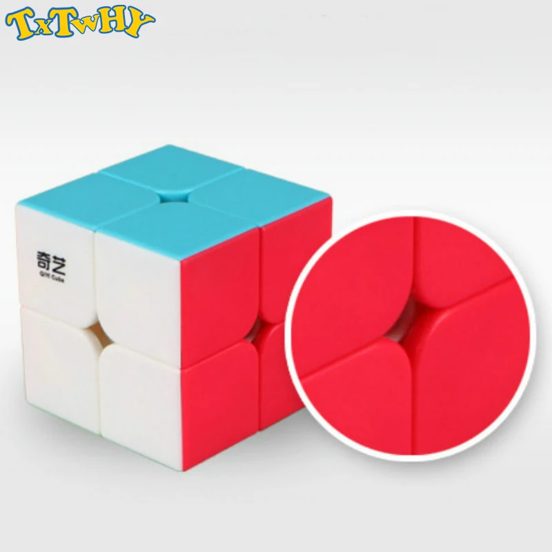 

Cube 2X2 Magic Cube 2 By 2 Cube 50mm Speed Pocket Sticker Puzzle Cube Professional Educational Toys for Children Use for Match
