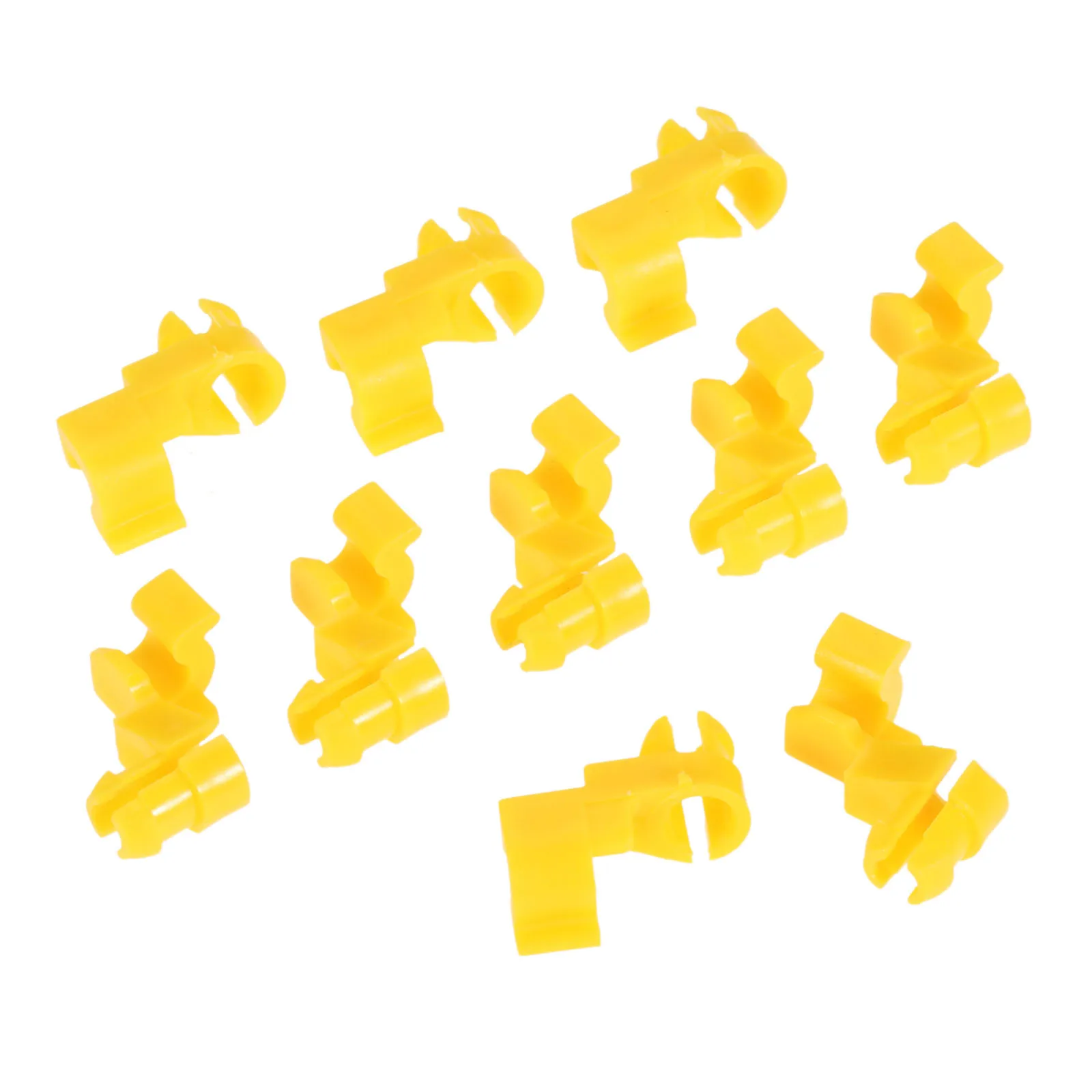 

10 шт. желтые зажимы для дверного замка, Размер стержня 5 мм, левая (для водителя) сторона стержня для Lexus ES 300, Toyota 69293-12040, Camry, Celica, Corolla, Echo