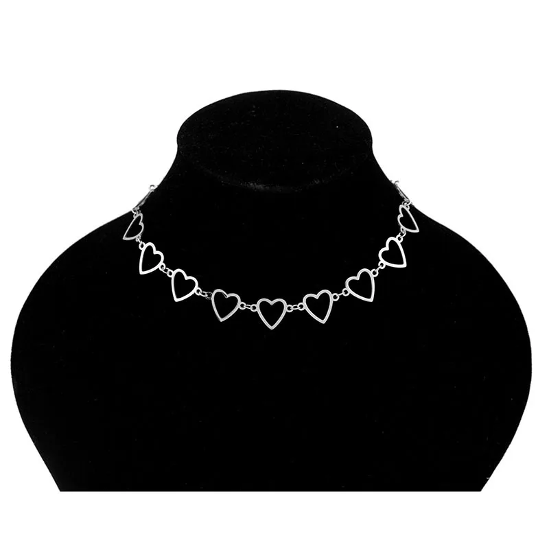 Fashion stainless steel love neck chain short section necklace girl boy clavicle hot sale | Украшения и аксессуары