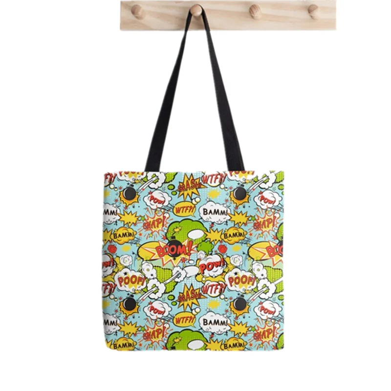 

Женская милая Холщовая Сумка для покупок в стиле Харадзюку