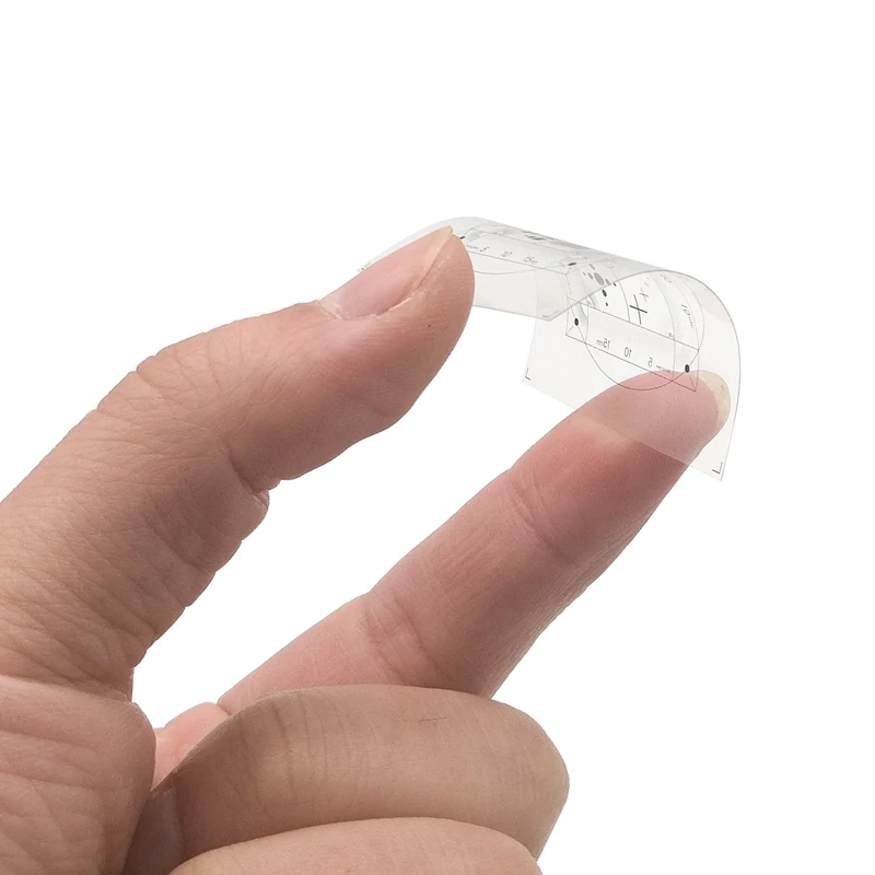 Калибровочная прозрачная гибкая пленка для Микроскоп-микрометр ПЭТ