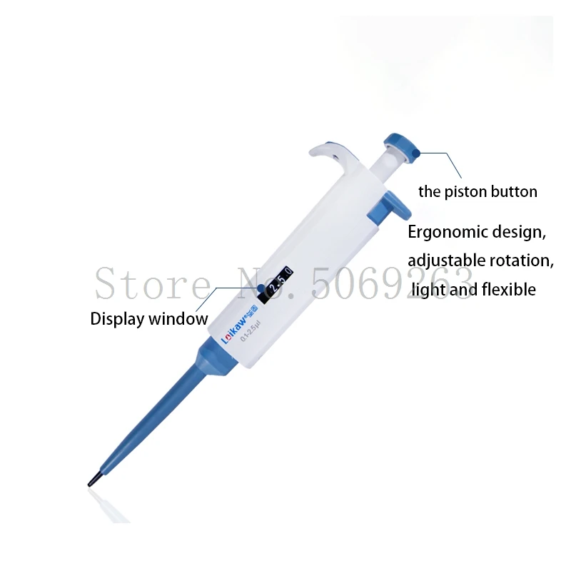 Лабораторные ручные одноканальные пипетки регулируемое количественное