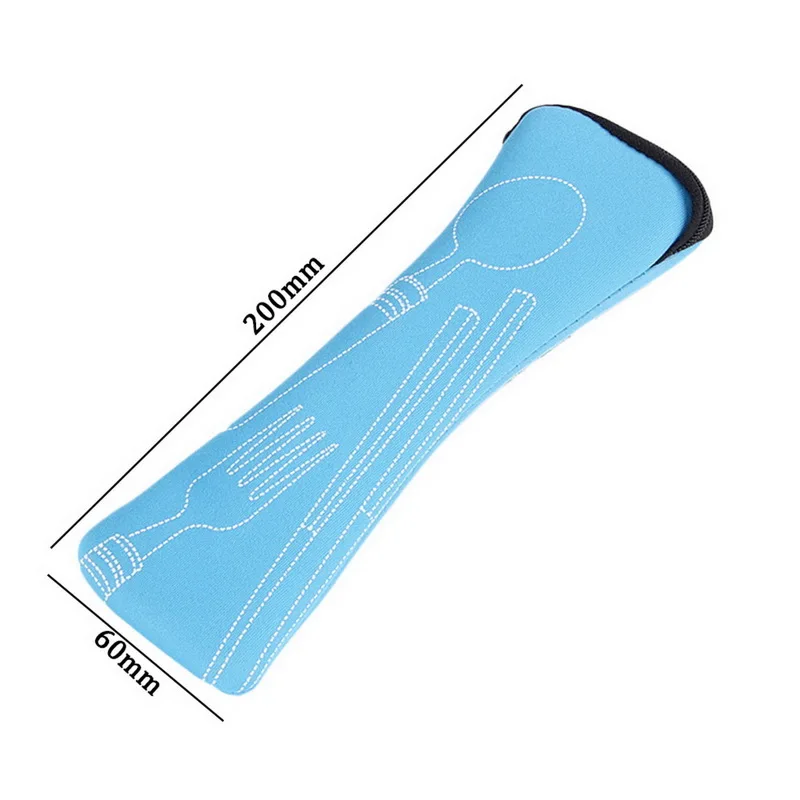 1 шт. моющаяся сумка для посуды с застежкой молнией дорожный набор столовых