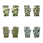 Перчатки камуфляжные трикотажные, без пальцев, на осеньвесну