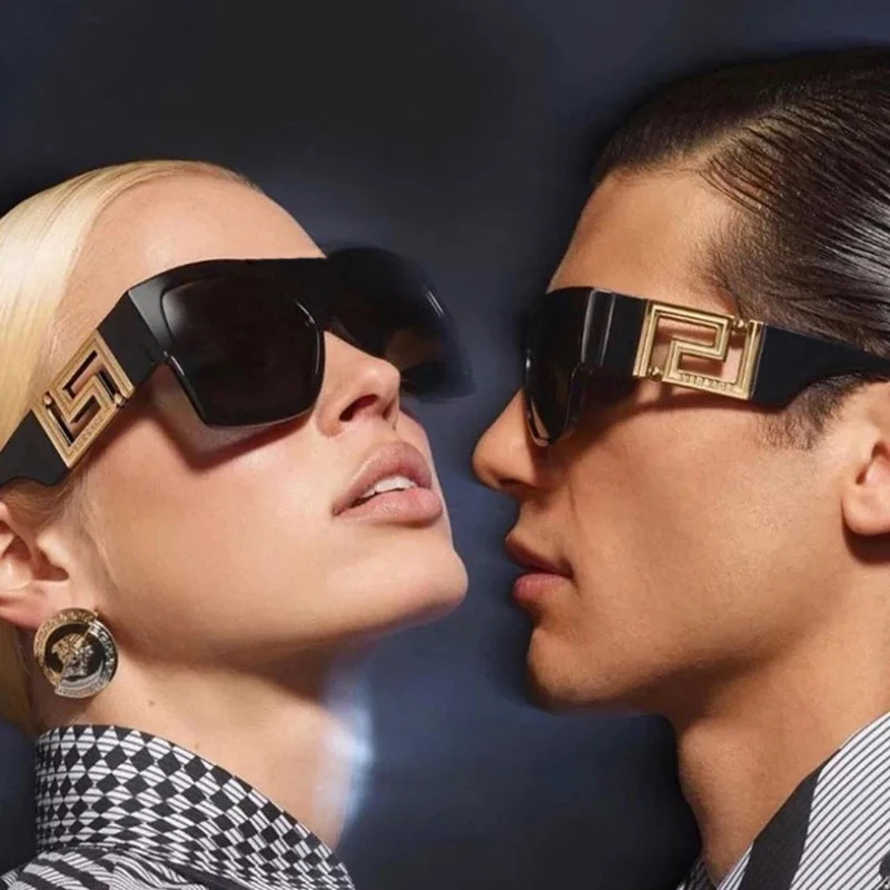 

Oversized Black Brand Sunglasses Women 2021 New Men Vintage Shades Big Frame Gradient Sun Glasses For Female Oculos De Sol UV400