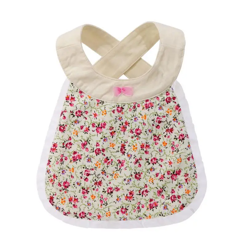 

Cotton Baby Scarf Baby Bibs Slabber Absorbent Cloth Baberos Lovely Child Baberos Bandana Bibs Floral Babador Dribble Bibs