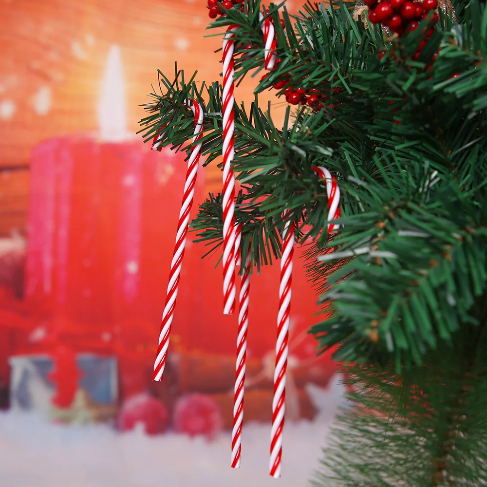 

6Pcs/set Christmas Tree Decorations Cane Christmas Decorations for Home Xmas Decorations Christmas DIY Ornamenys Navidad Natale