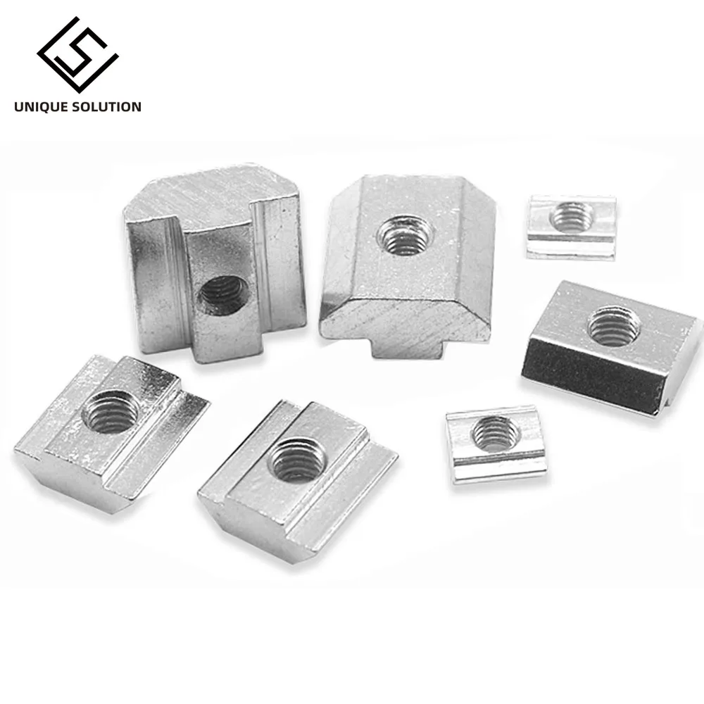 M3 M4 M5 M6 M8 M10 T Block Square nuts T-Track Sliding Hammer Nut for Fastener Aluminum Profile 2020 3030 4040 4545 | Компьютеры и