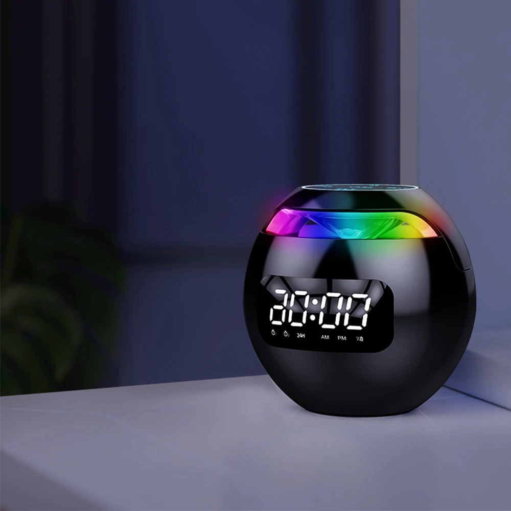 Новый Умный Будильник СВЕТОДИОДНЫЕ цифровые часы Bluetooth-совместимый динамик