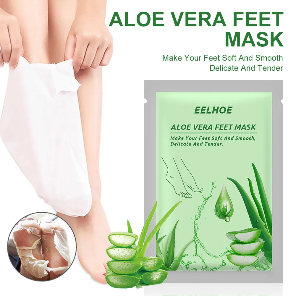 

30ml Aloe Vera Foot Peel Mask Remove Dead Skin Heels Foot Peeling Moisturizing Nourishing Legs Exfoliating Socks Foot Careks