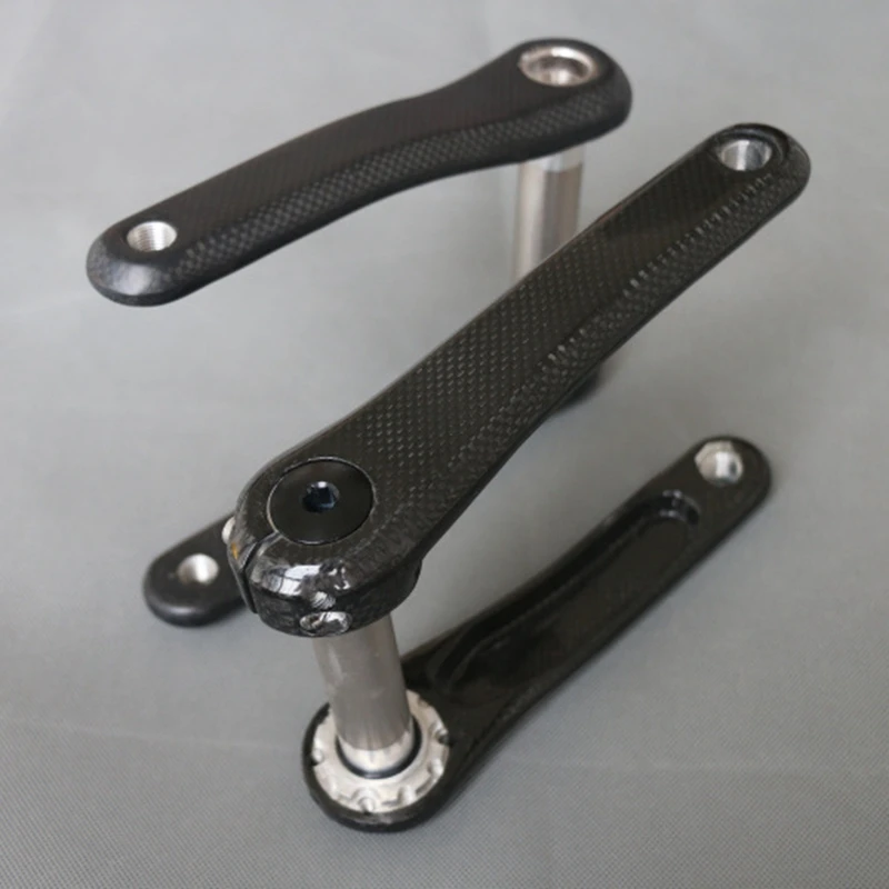 Горный велосипед 3K полностью углеродное волокно шатун для дорожного велосипеда