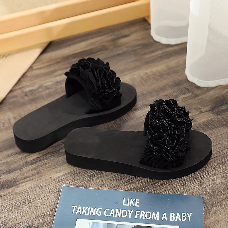 Женские вьетнамки на высоком каблуке шлепанцы для дома и улицы пляжная обувь