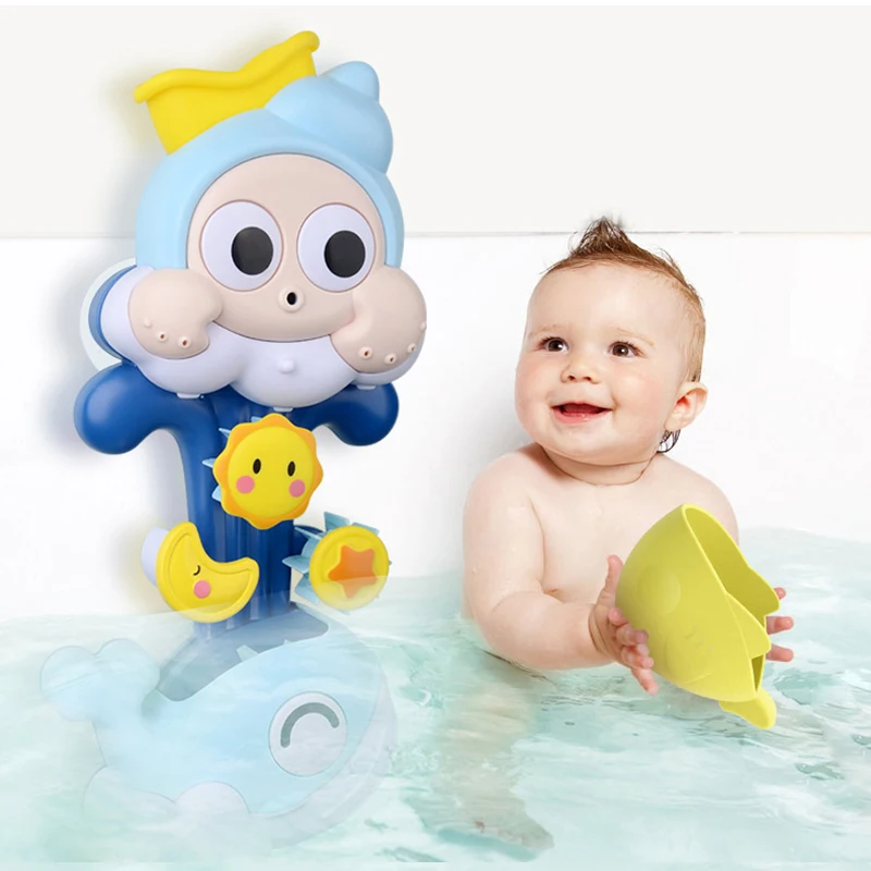 Детская игрушка для ванной на присоске трек водные игры игрушки летняя