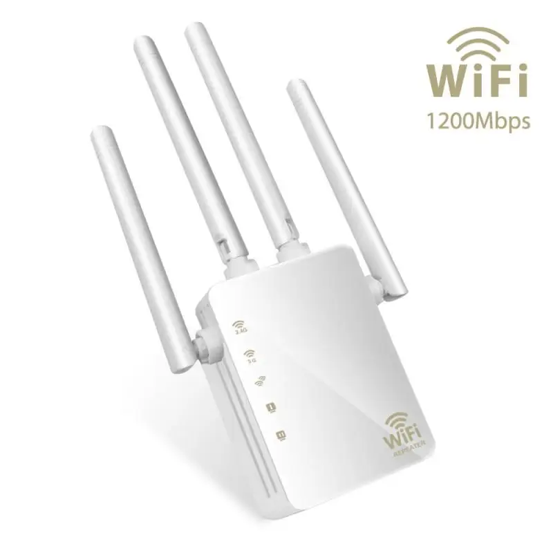 Новый беспроводной Wi Fi ретранслятор маршрутизатор 1200 Мбит/с двухдиапазонный 2 4/5G