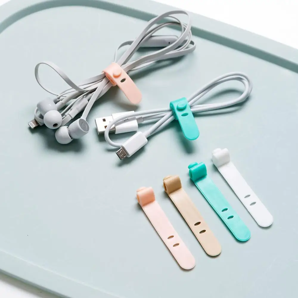 12 шт. многофункциональный настольный телефонный кабельный сматыватель зажим для