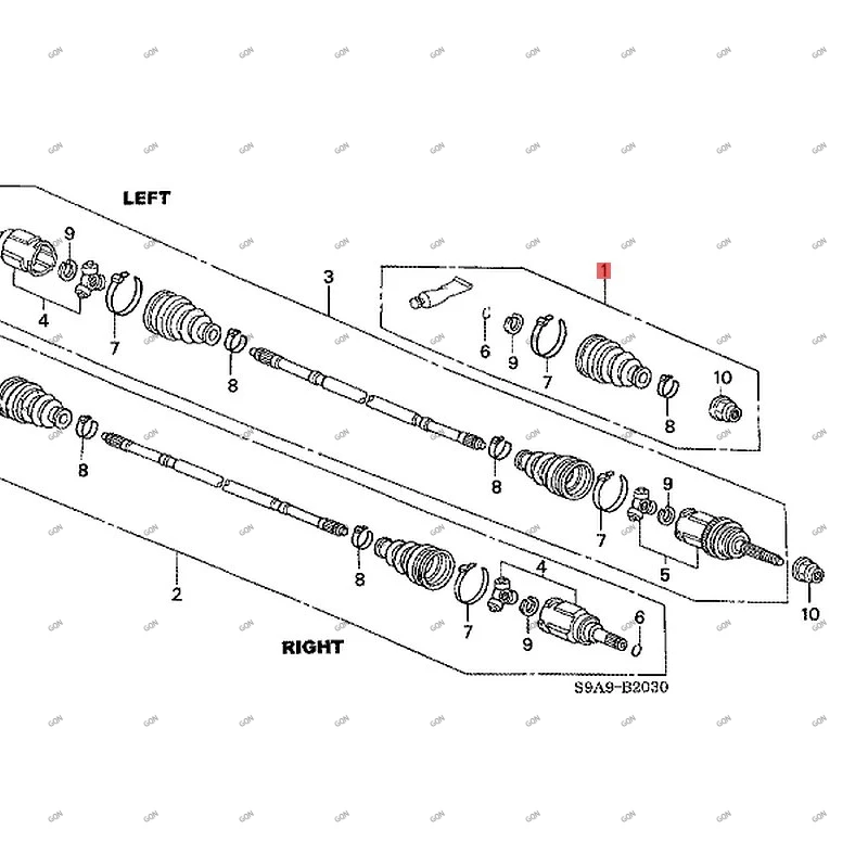 

Автомобильная Пылезащитная внутренняя шаровая клетка в передней половине вала внешняя шаровая клетка пылезащитный чехол hon dac rvпылезащитные компоненты для задней оси sh