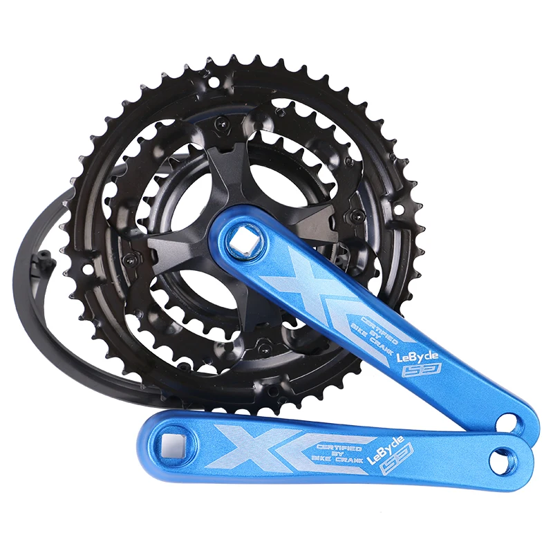 Новый набор Кривошип горного велосипеда 28/38/48T пластина с полым зубом из сплава 170