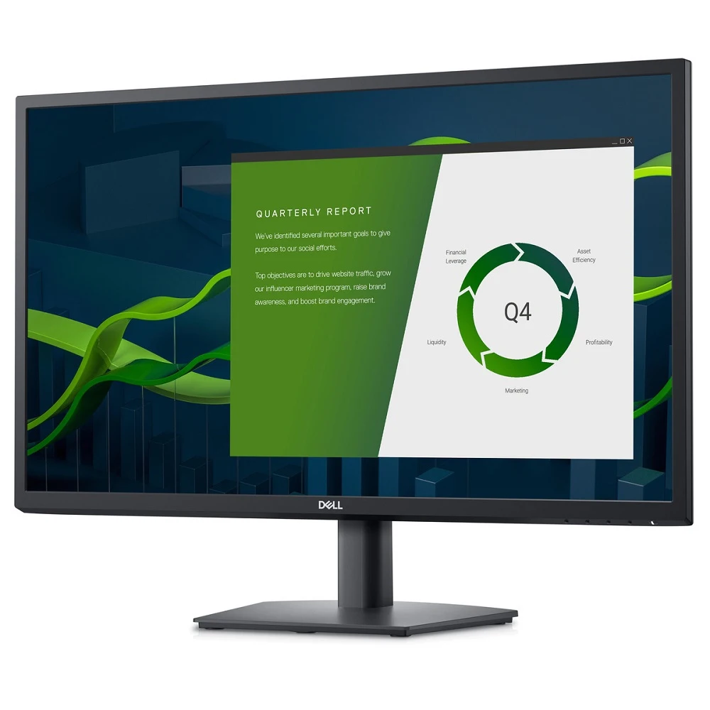 Monitor 27" DELL E2722H IPS 2722-7692 LED 1343904 Computer Peripherals Accessories LCD Monitors for pc Desktop Office Computers screen work