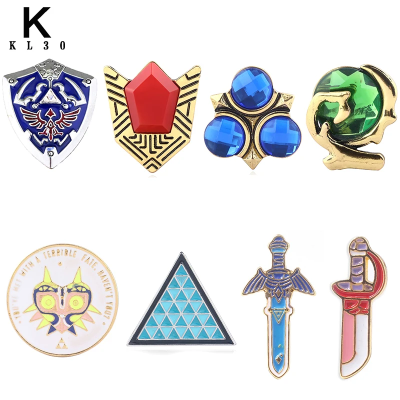 Эмалированные булавки в виде ножа для женщин и мужчин|Броши| |