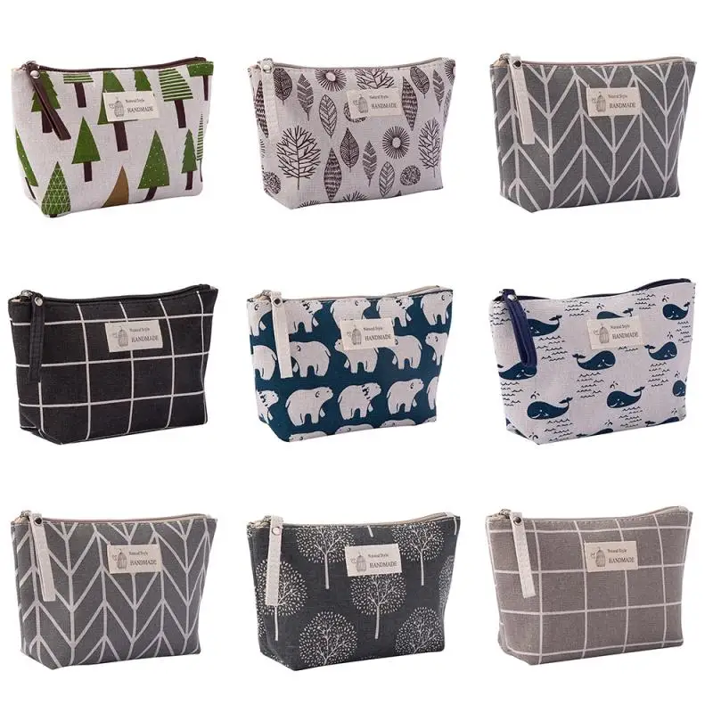 Новая Женская дорожная косметичка сумка для макияжа женская сумочка на молнии