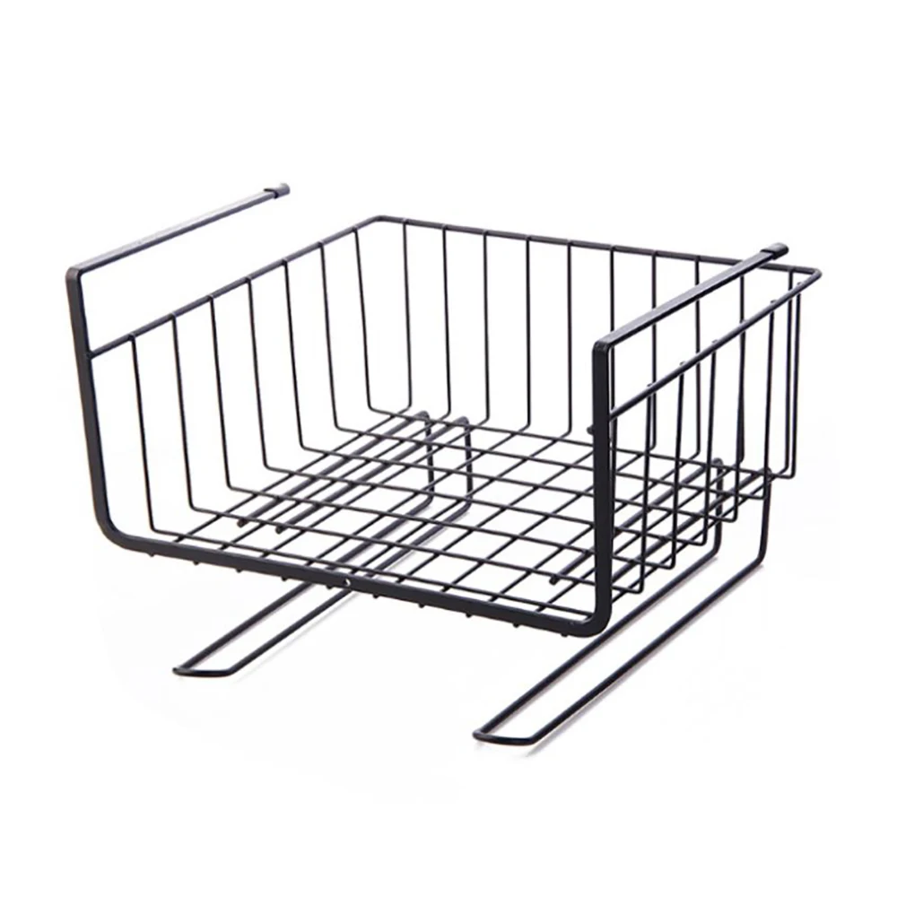 wonderlife kitchen storage container under shelf wire cabinet shelf iron storage basket tableware organizer stand kitchen free global shipping