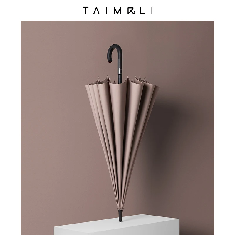 Offerte Academy Vintage Uomini Antivento Ombrello Da Viaggio Lungo Di Lusso Di Grandi Dimensioni Ombrello Parasole Pioggia Donne Paraguas Mujer Ombrello Da Golf BW50YS