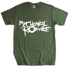 Мужская брендовая футболка мужской подарок Топы в стиле панк Футболка My Chemical Romance футболки свободные топы для его размера плюс футболку