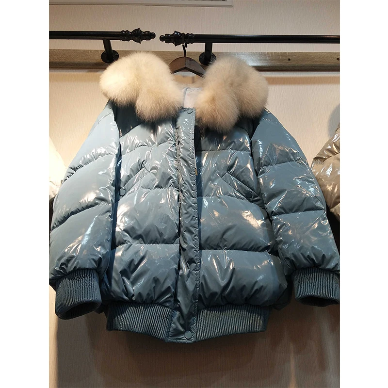 Женский длинный пуховик на белом утином пуху теплая водонепроницаемая парка