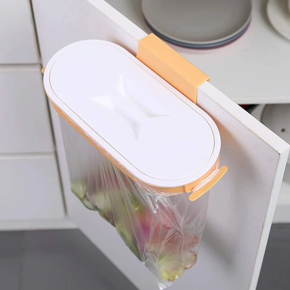 Компактный держатель для мусорного мешка с крышкой дверная задняя вешалка