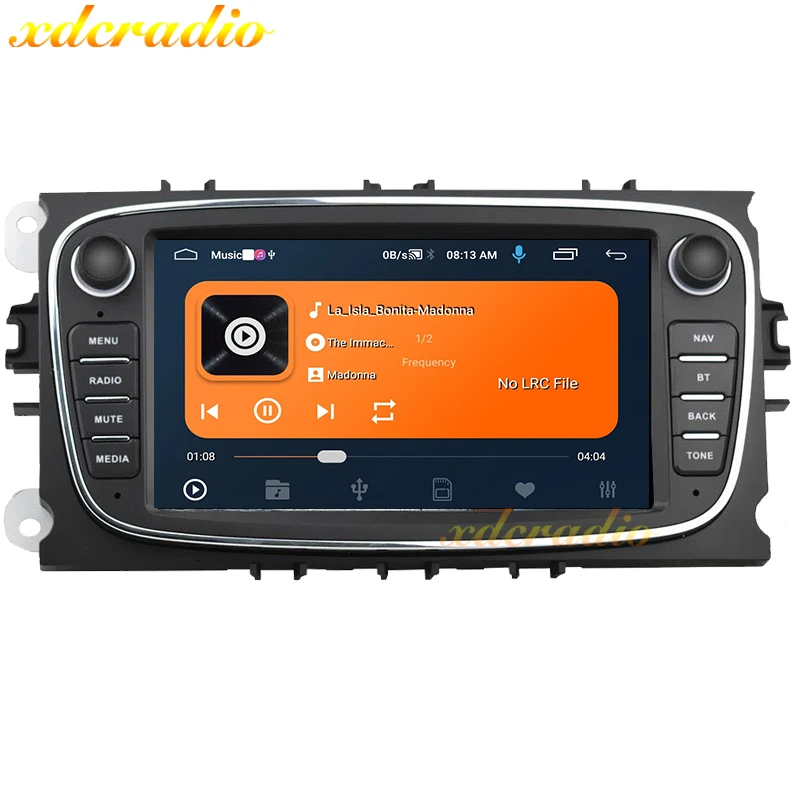 Автомобильный радиоприемник Xdcradio 7 дюймов Android 9 0 для Ford Focus S Max Mondeo Galaxy C