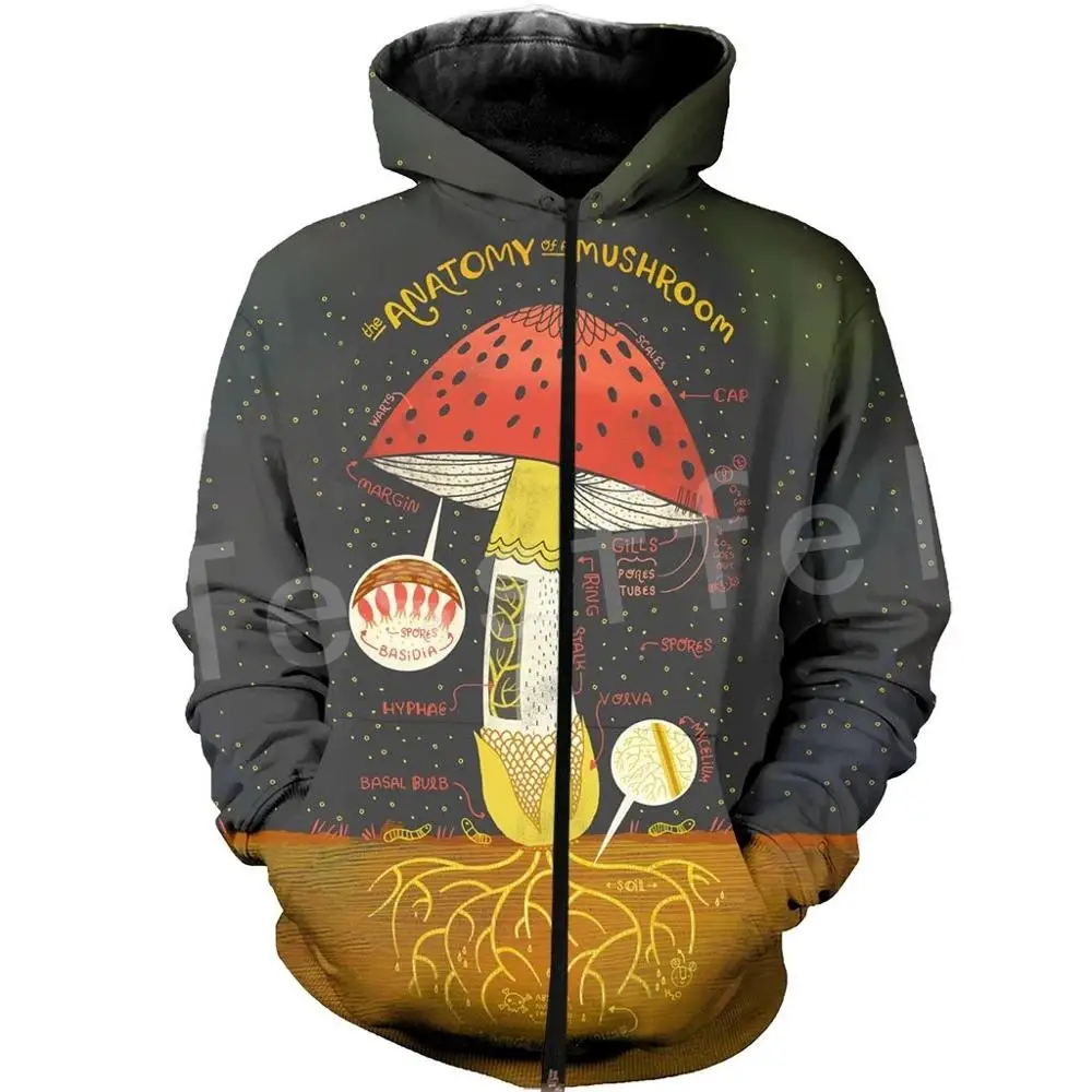 

Tessffel Newest Plants Mushroom Fungus Camo Funny New Fashion Tracksuit Pullover 3DPrint Zipper/Hoodies/Sweatshirts/Jacket