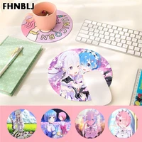 fhnblj high quality re zero soft rubber professional gaming mouse pad anti slip laptop pc mice pad mat gaming mousepad