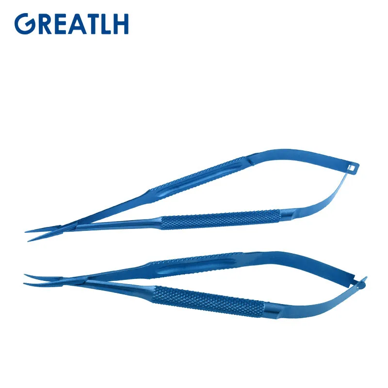 8 типов Титановых игл с круглой ручкой прямой/изогнутый зажим для инструменты