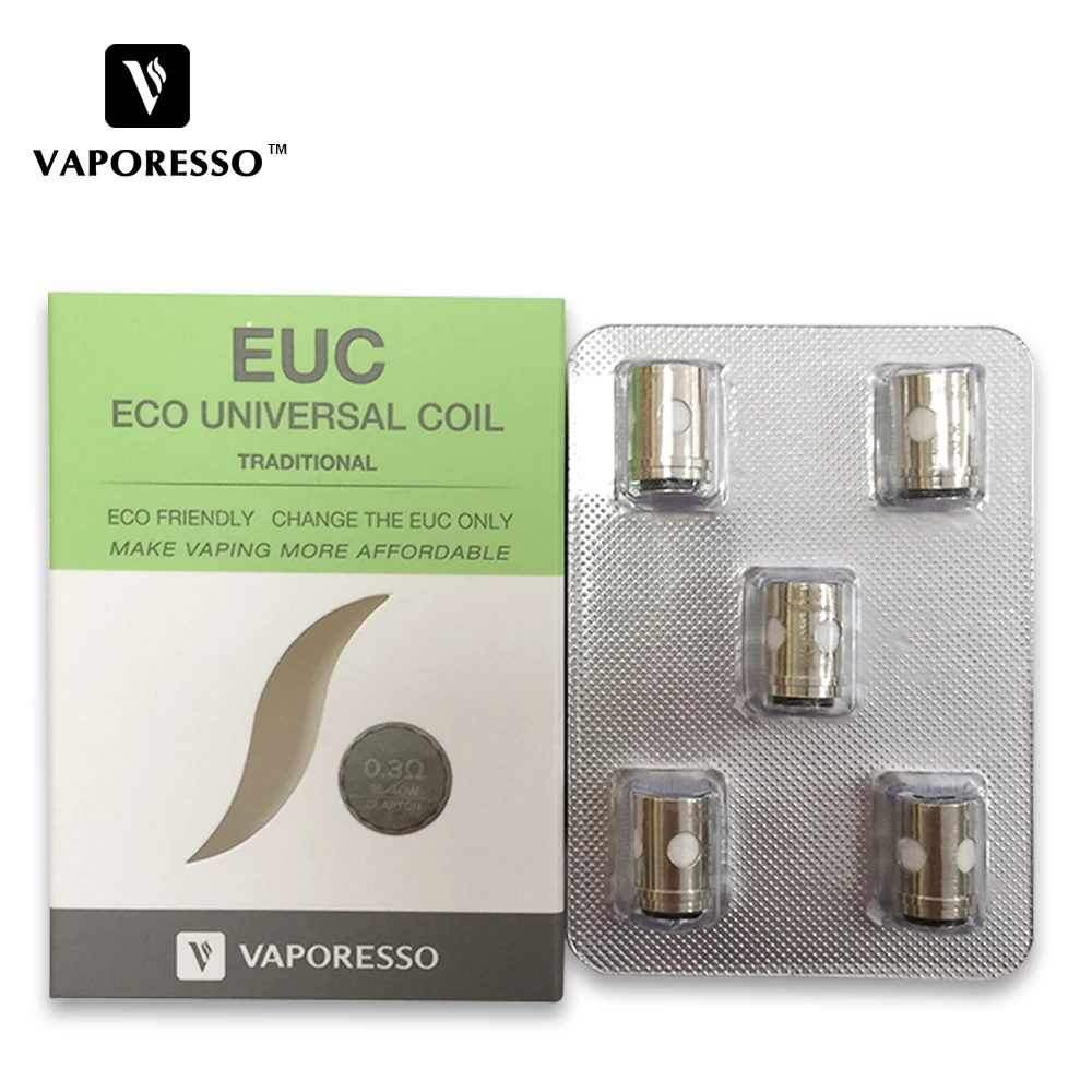 Испаритель керамический Катушка EUC 0.3ohm 0.5ohm против традиционной катушки EUC 0.4ohm Для Таро Nano/Veco One/VECO Plus Tank/Estoc Tank Mega