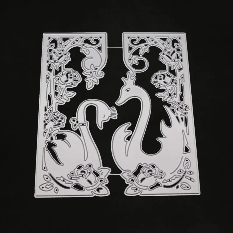 Лебяжий металлический Трафаретный Скрапбукинг DIY штамп для альбомов бумажная