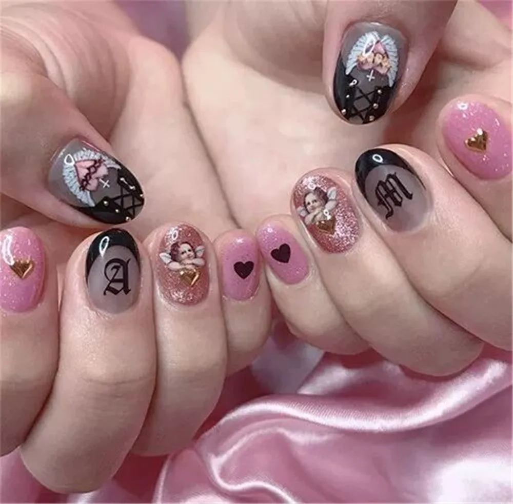 1 шт. наклейка для ногтей с буквами на английском языке | Красота и здоровье