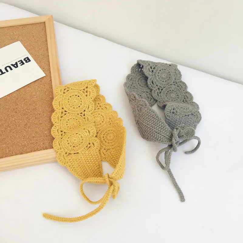 Детская вязаная повязка на голову в Корейском стиле Волосы группы детей ярких