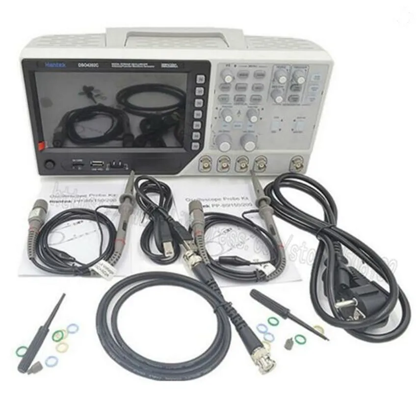 Цифровой осциллограф Hantek DSO4202C произвольный/функциональный генератор сигналов 200