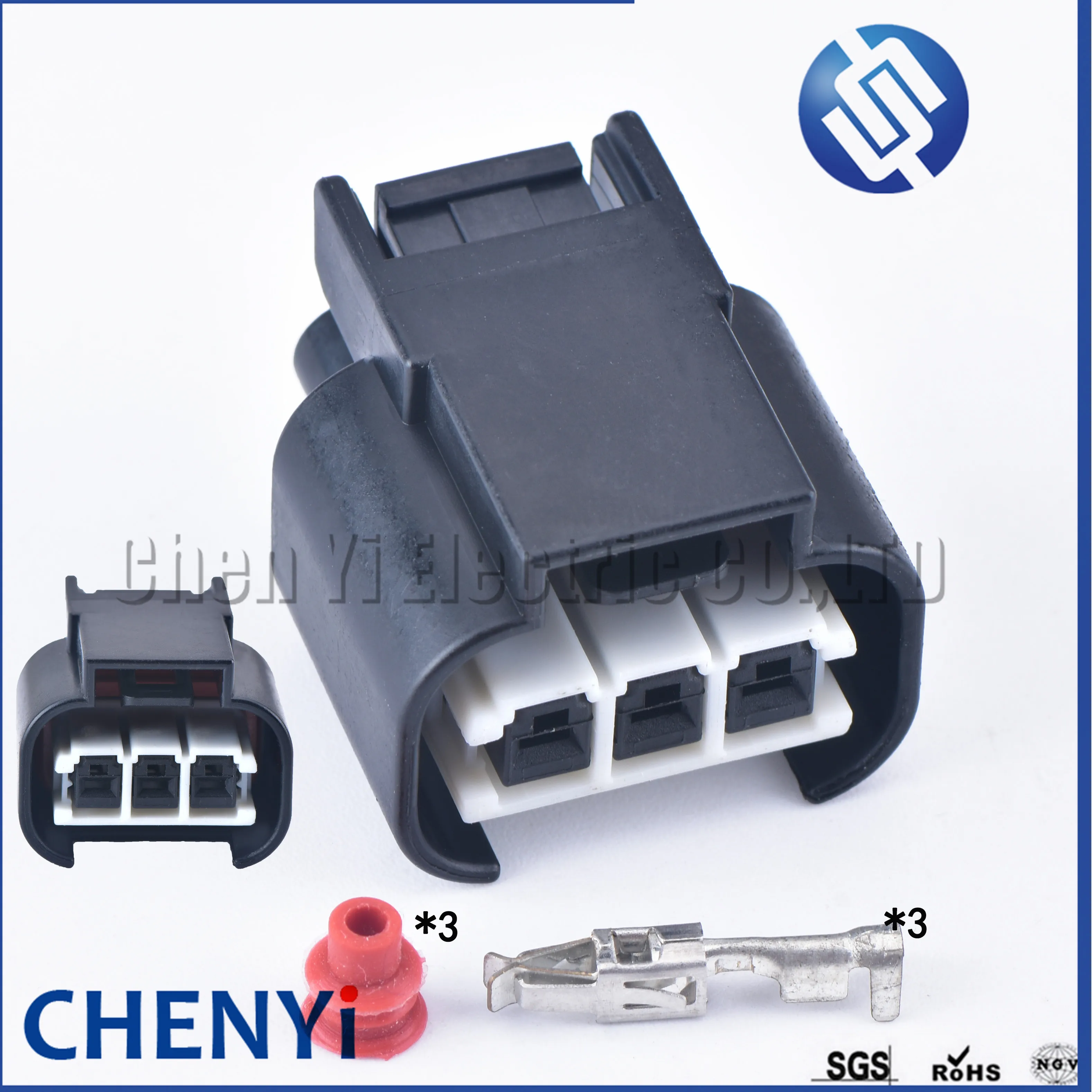

1 set TE AMP 3 Pin way 3.5mm series Automotive Connectors Female Waterproof Wiring Harness Connector Electric Socket 936251-2