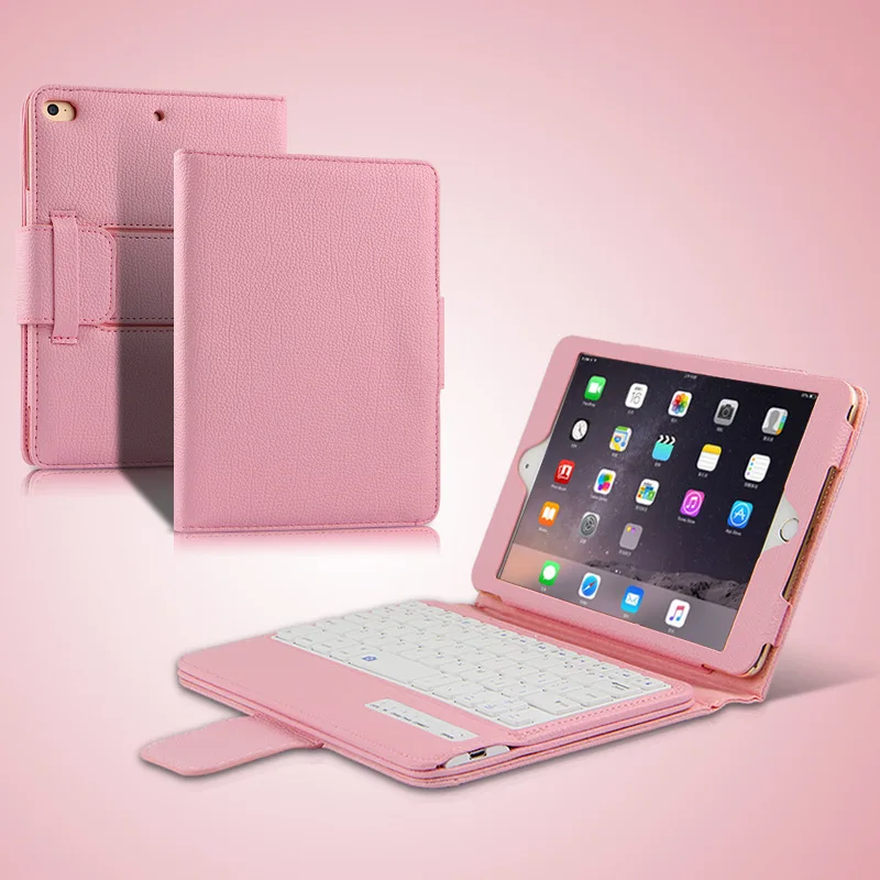 Магнитный чехол для iPad Pro 12 9 2015 2017 с клавиатурой PU кожаный Folio Stand Funda крышка