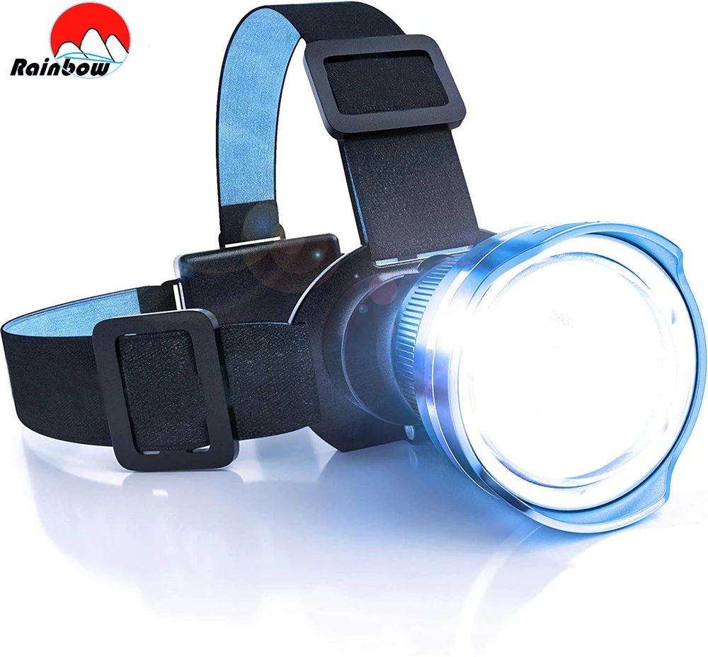 Bright 200000LM 5 X T6 LED Headlamp Headlight Flashlight Power Head Torch Light` 