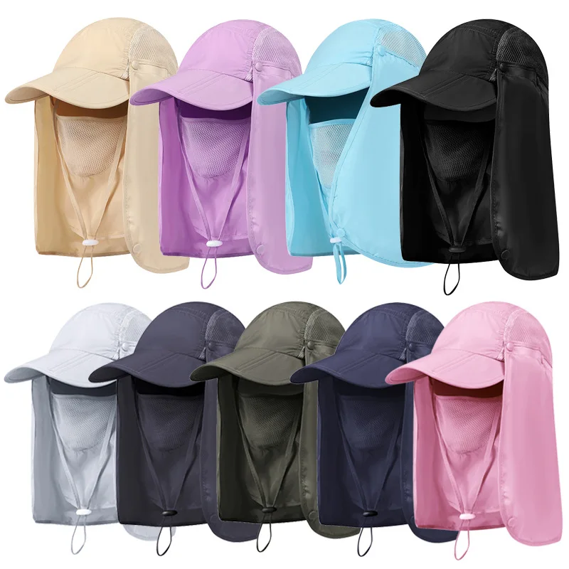 

sunscreen fisherman's Hat Women's foldable anti ultraviolet quick drying fishing hat men's mountaineering hat sun hat
