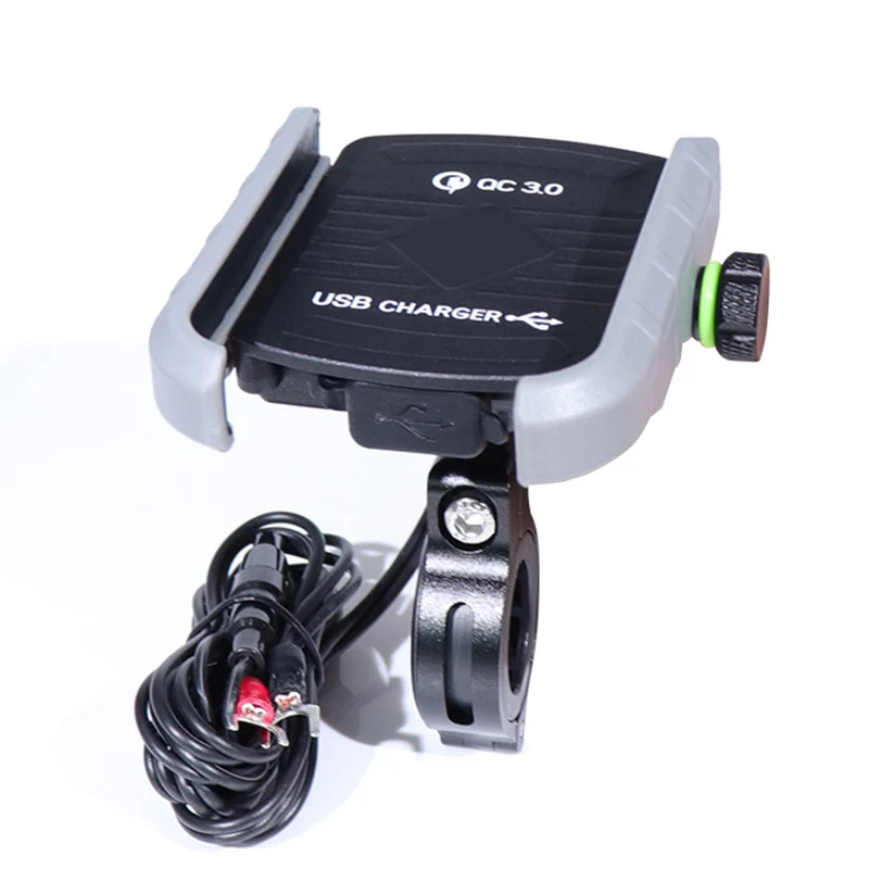 

New Enhanced&Protable Motorcycle Phone Holder Charger Waterproof Shockproof Electric Bike Phone Support JR Deals