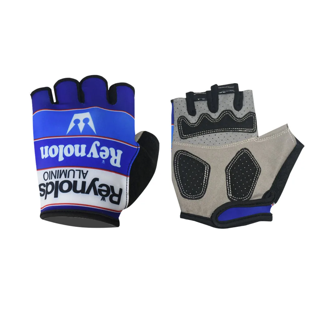 Велосипедные перчатки Рейнольдса износостойкие митенки molteni на полпальца