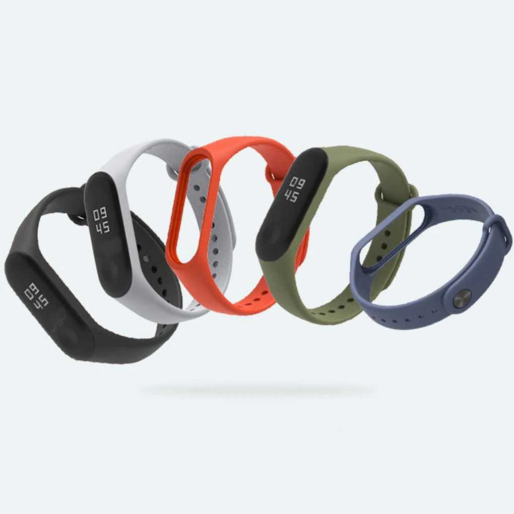 Силиконовый двухцветный ремешок для спортивных часов Xiaomi Mi Band 3/4|Смарт-браслеты| |