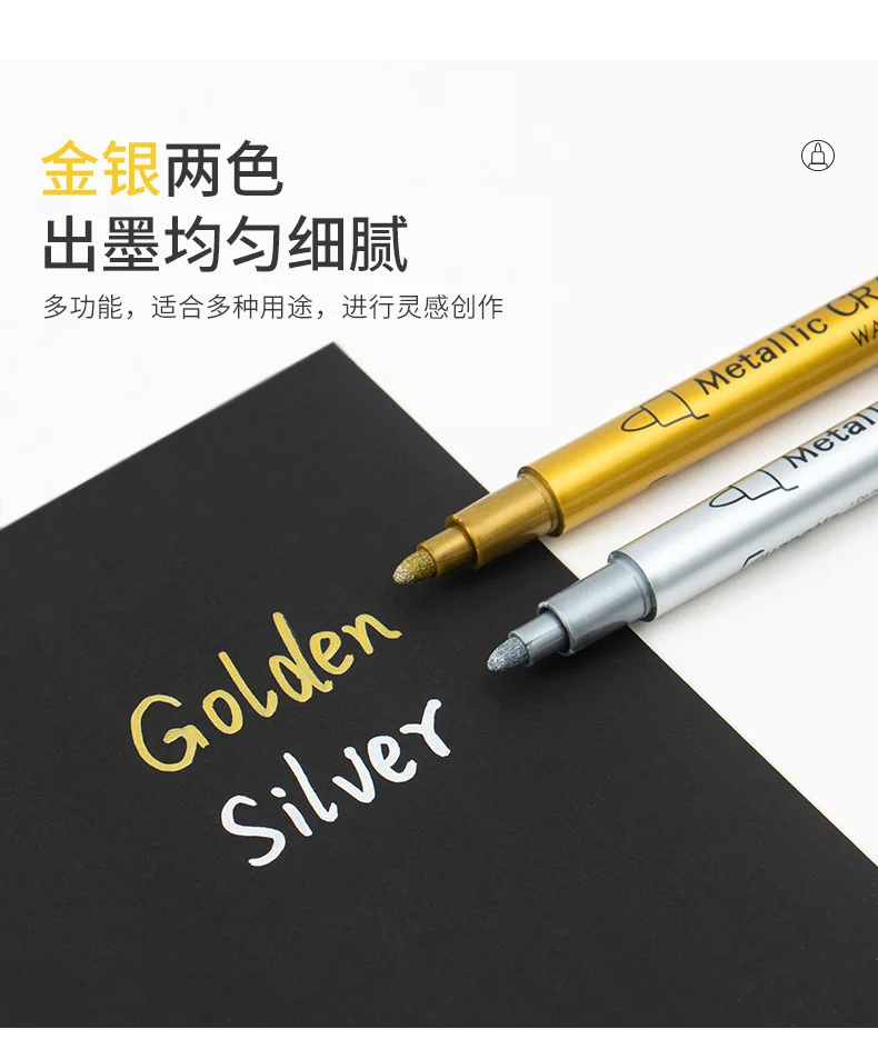 

Металлические Водонепроницаемые зеркальные ручки для творчества, золотистые и Серебристые для рисования, модель Диона, аксессуары для хоб...